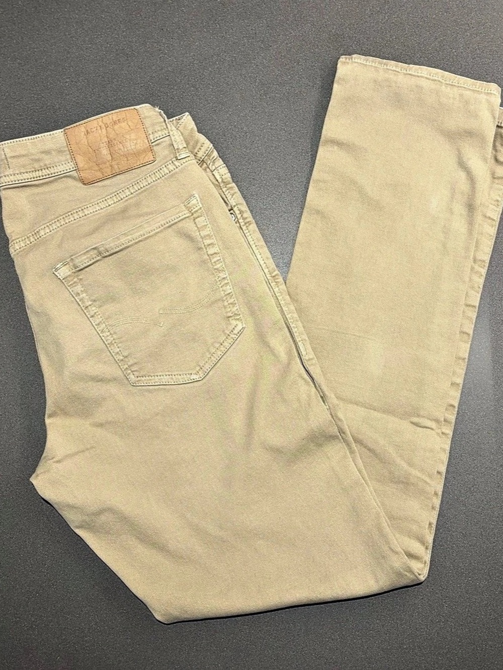 Jack & Jones Men's Slim Jeans Waist 32 Beige